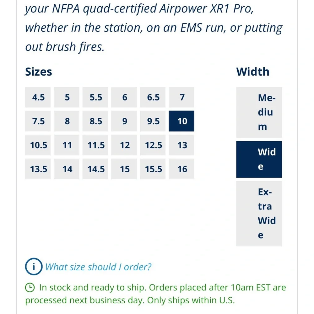 Airpower XR1 Pro Black Men's Boots - Picture 3 of 8